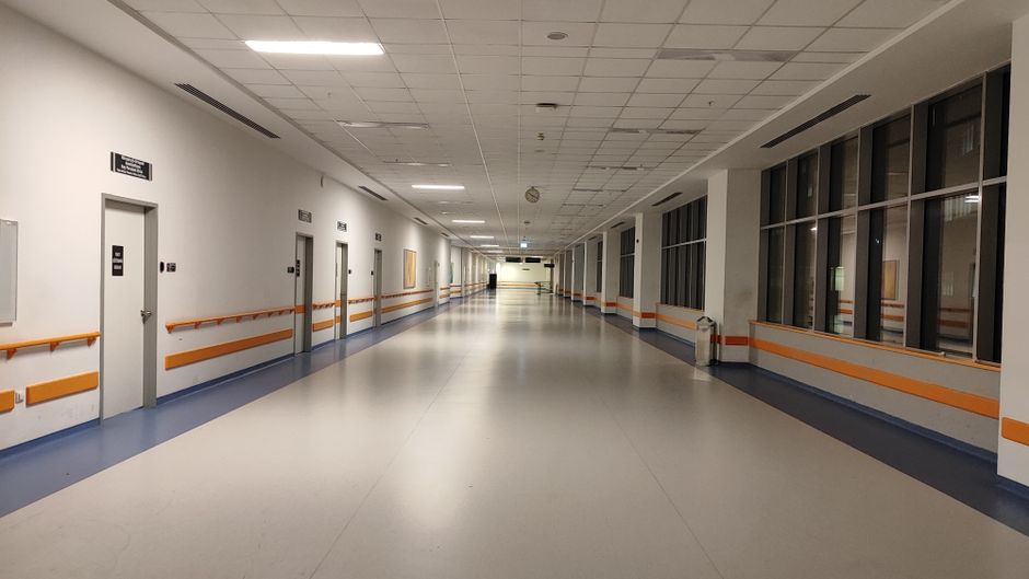 Hospital corridor